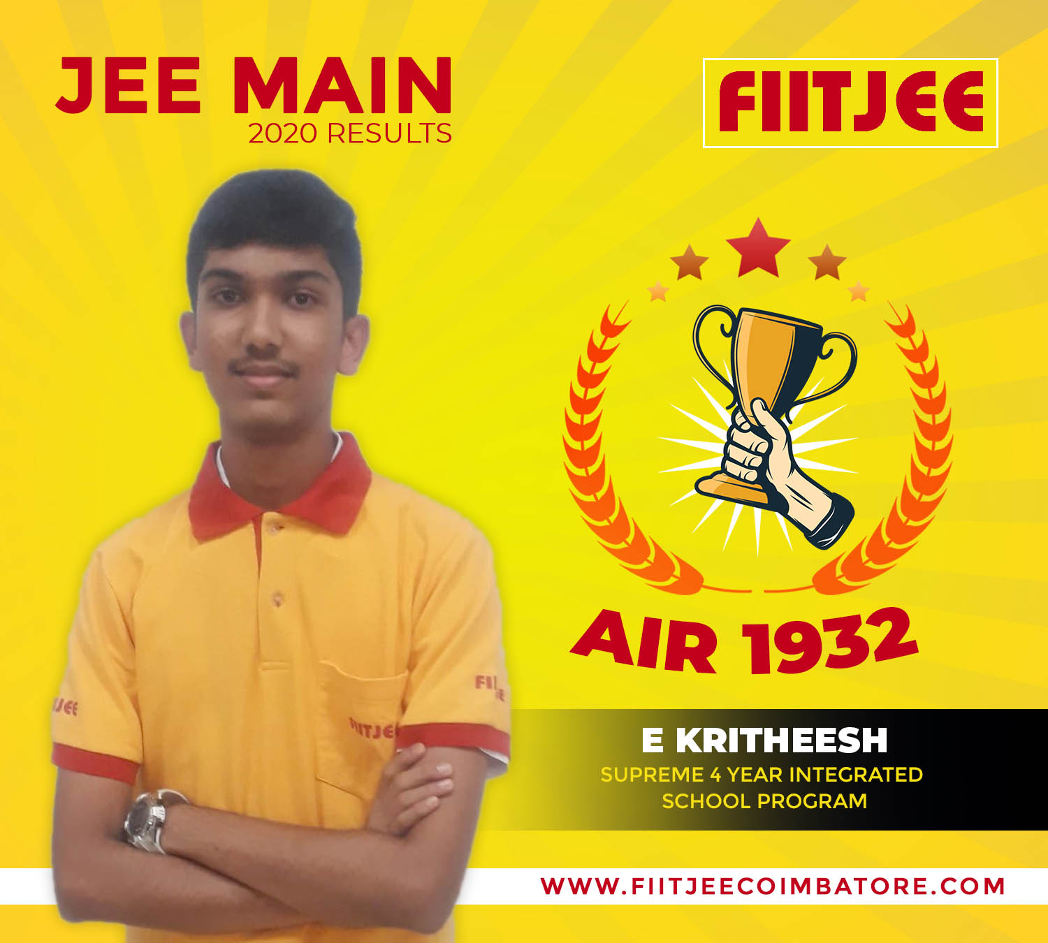 JEE Main Topper