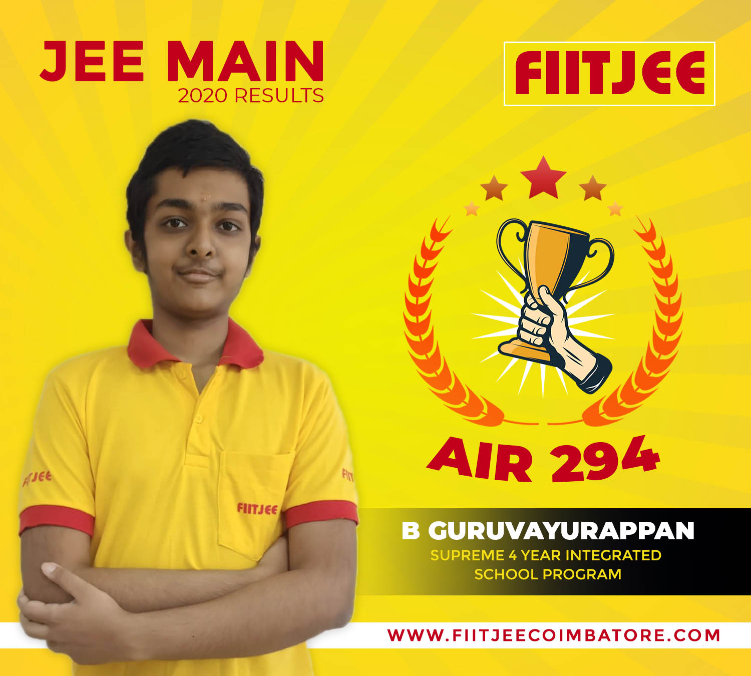 JEE Main Topper